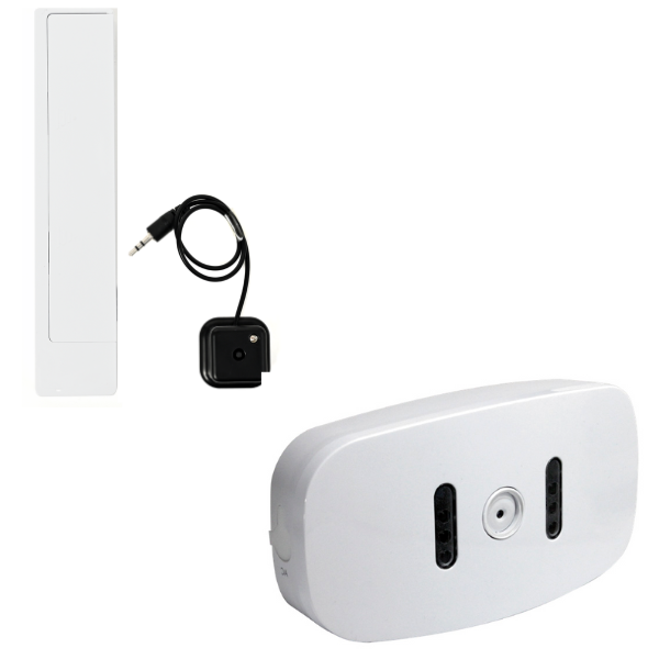 無線チャイムＸプラス　光センサーと受信カメラの画像