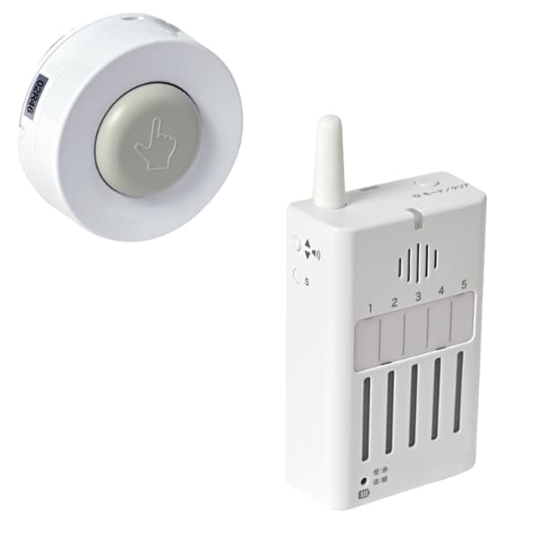 無線チャイムＸプラス　防水コールボタン＆携帯チャイム QQ-30303dの商品写真