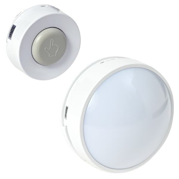 無線チャイムＸプラス　防水コールボタン＆LEDライト QQ-30303fの商品写真