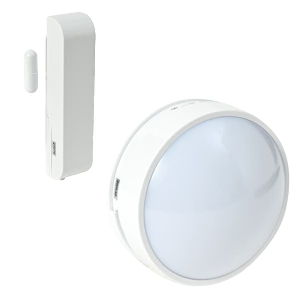 無線チャイムＸプラス　ドアセンサー＆LEDライト QQ-30308fの商品写真
