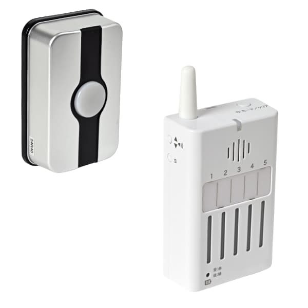 無線チャイムＸプラス　玄関ボタン＆携帯チャイム QQ-30311dの商品写真