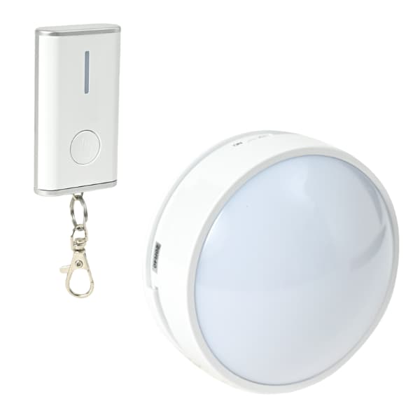 無線チャイムＸプラス　キーホルダーボタン＆LEDライト QQ-30324fの商品写真