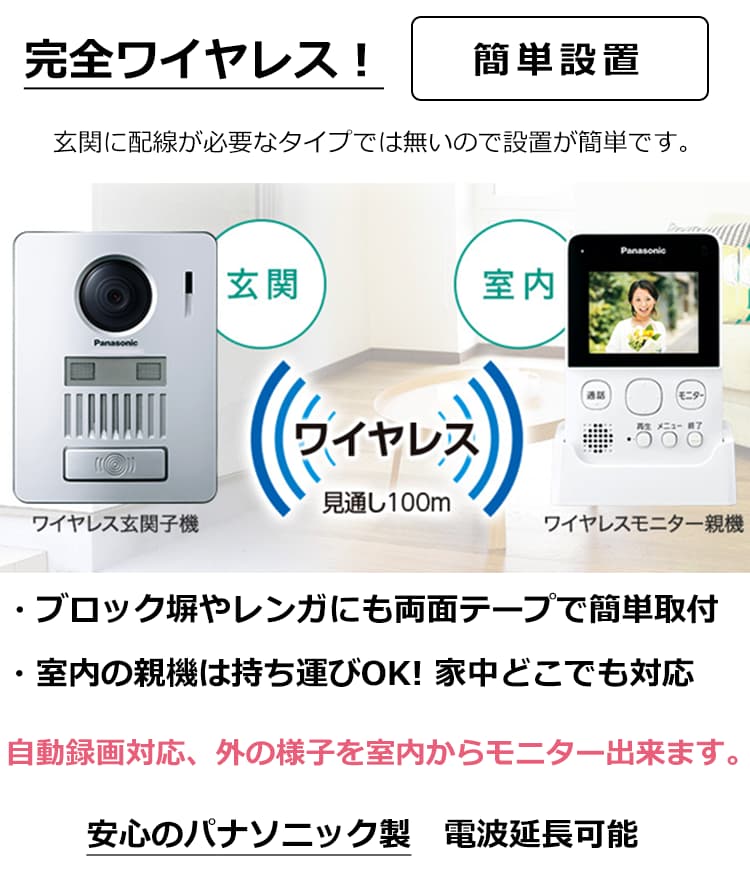 Panasonic ワイヤレスドアホンその他 - その他