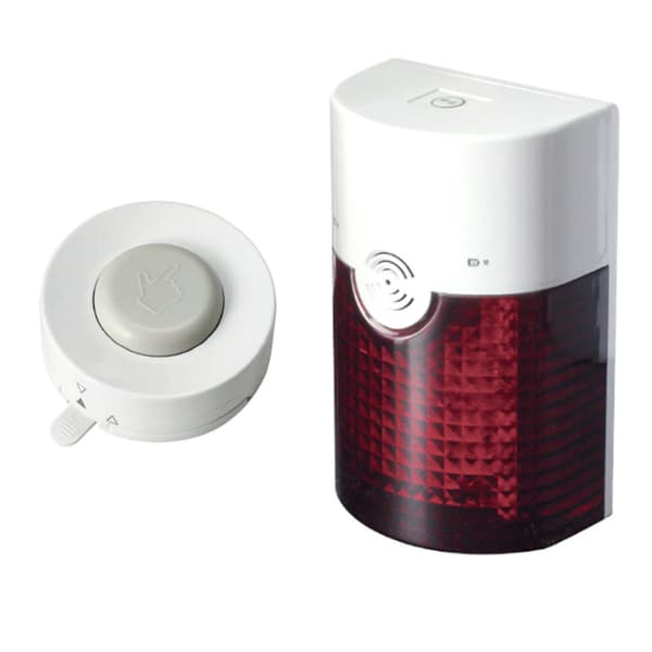 無線チャイムXプラス　防水コールボタン＆フラッシュチャイムQQ-30303cの画像