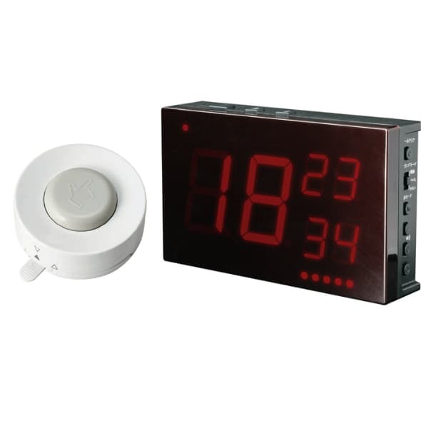 無線チャイムXプラス　防水コールボタン＆ナンバー表示器QQ-30303gの画像