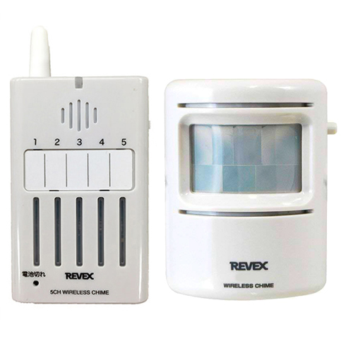 無線チャイムX50 ワイド人感センサー・携帯チャイムセットの商品画像