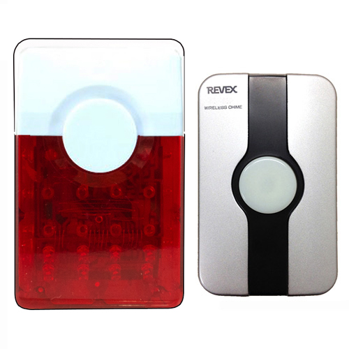 無線チャイムX50 玄関ボタン・フラッシュチャイムセットの商品画像