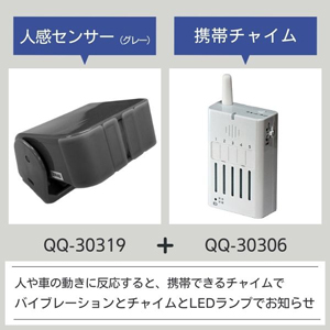 無線チャイムX50　人感センサー・携帯チャイムの画像